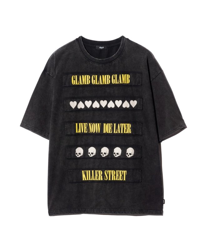 画像2: 【glamb 2026 Summer先行予約】glamb グラム / Skull Heart T-Shirt (2色展開) (2)