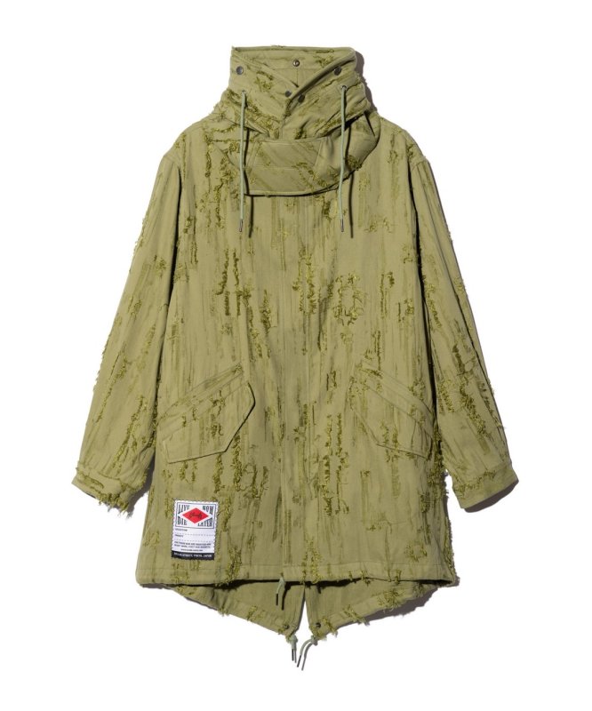 画像3: 【glamb 2026 Summer先行予約】glamb グラム / High Neck Shirt Mods Coat (3色展開) (3)