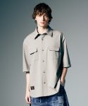 画像15: 【glamb 2026 Summer先行予約】glamb グラム / Oversize Work Shirt (3色展開) (15)