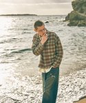 画像20: 【glamb 2026 Summer先行予約】glamb グラム / Ombre Check Shirt Jacket (2色展開) (20)