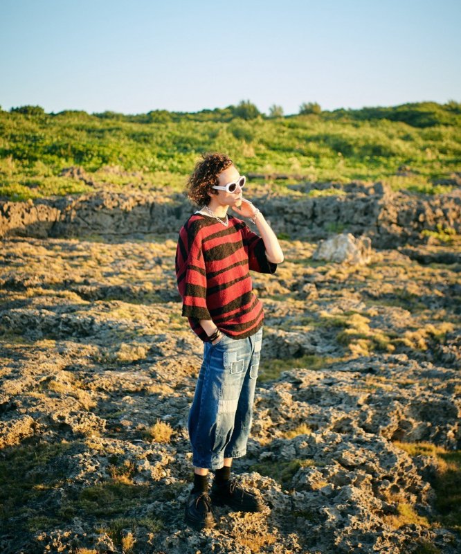 画像19: 【glamb 2026 Summer先行予約】glamb グラム / Random Border Summer Knit (2色展開) (19)