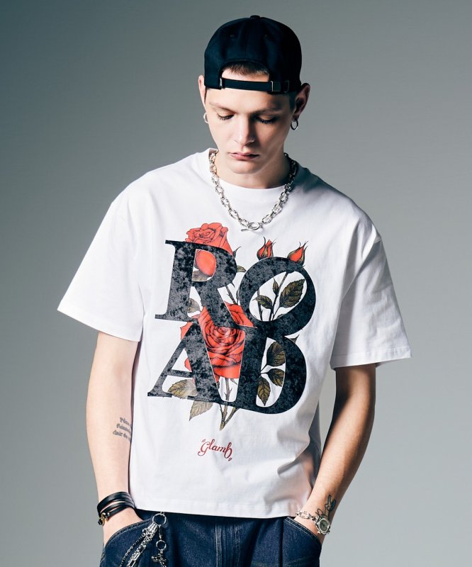 画像5: 【glamb 2026 Summer先行予約】glamb グラム / Velour Road T-Shirt (2色展開) (5)