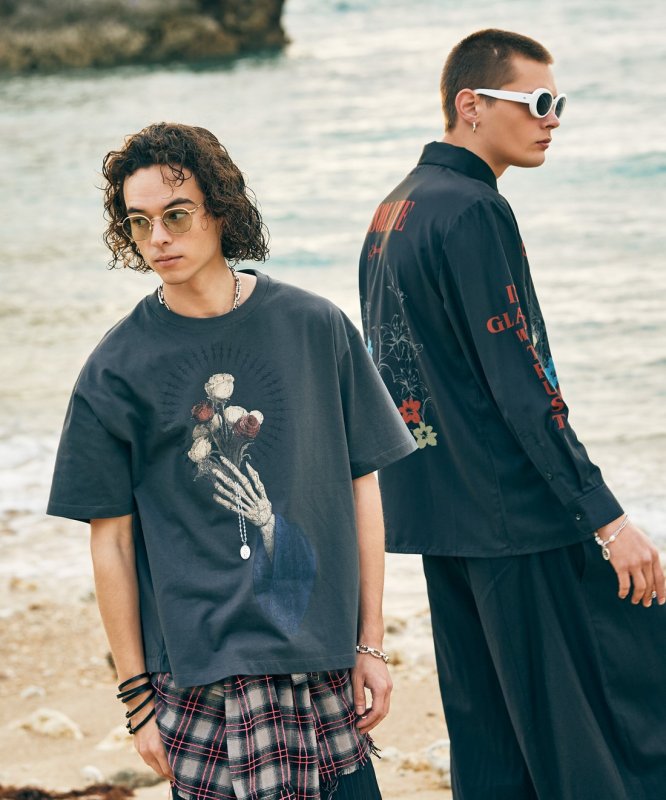 画像20: 【glamb 2026 Summer先行予約】glamb グラム / Prayer Charm T-Shirt (2色展開) (20)