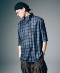 画像8: 【glamb 2026 Summer先行予約】glamb グラム / Stand Collar Check Shirt (2色展開) (8)