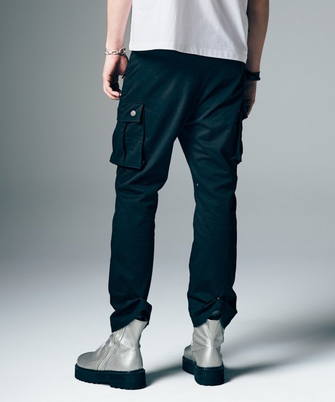 画像10: 【glamb 2026 Summer先行予約】glamb グラム / Sarrouel Flare Cargo Pants (2色展開) (10)