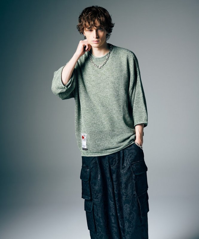 画像9: 【glamb 2026 Summer先行予約】glamb グラム / Linen Mix Pullover Knit (2色展開) (9)