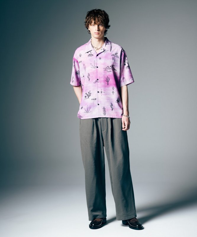 画像13: 【glamb 2026 Summer先行予約】glamb グラム / Abstract Hawaiian Shirt (2色展開) (13)