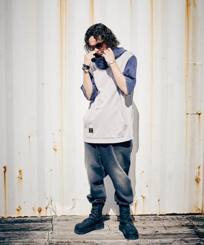 画像19: 【glamb 2026 Summer先行予約】glamb グラム / Knit Denim Pants (2色展開) (19)