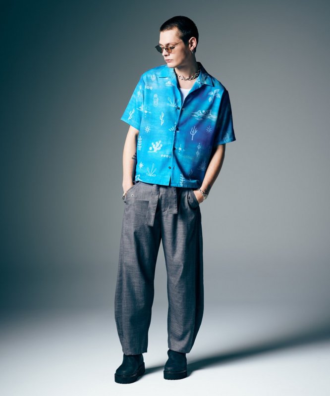 画像12: 【glamb 2026 Summer先行予約】glamb グラム / Abstract Hawaiian Shirt (2色展開) (12)