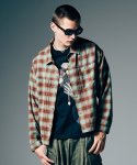 画像3: 【glamb 2026 Summer先行予約】glamb グラム / Ombre Check Shirt Jacket (2色展開) (3)