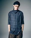 画像7: 【glamb 2026 Summer先行予約】glamb グラム / Stand Collar Check Shirt (2色展開) (7)
