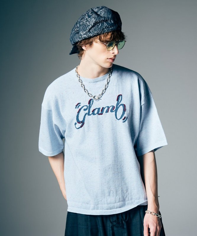 画像6: 【glamb 2026 Summer先行予約】glamb グラム / Hand Stitch Logo Knit (2色展開) (6)