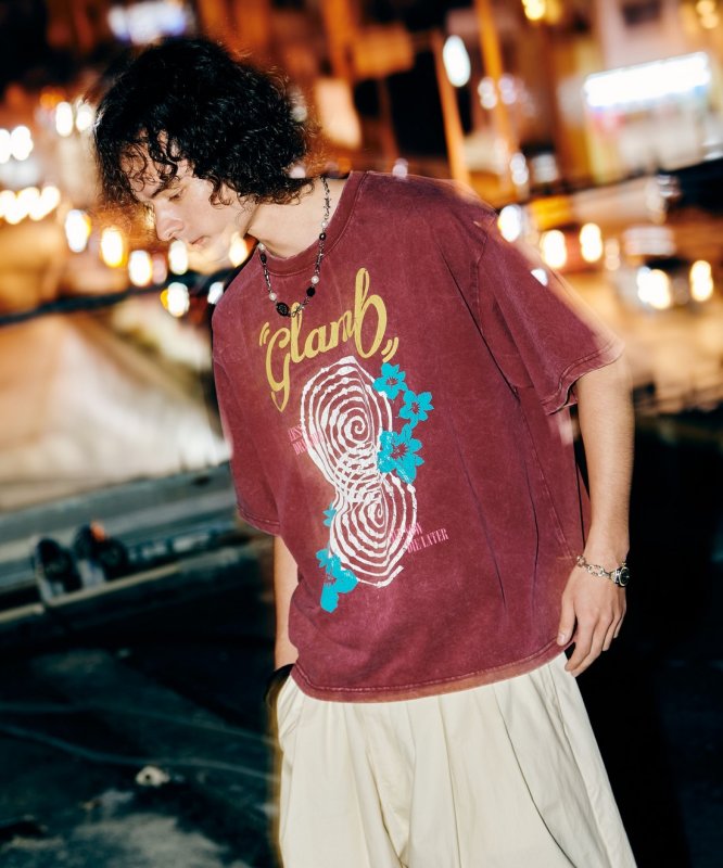 画像16: 【glamb 2026 Summer先行予約】glamb グラム / Spiral Flower T-Shirt (2色展開) (16)