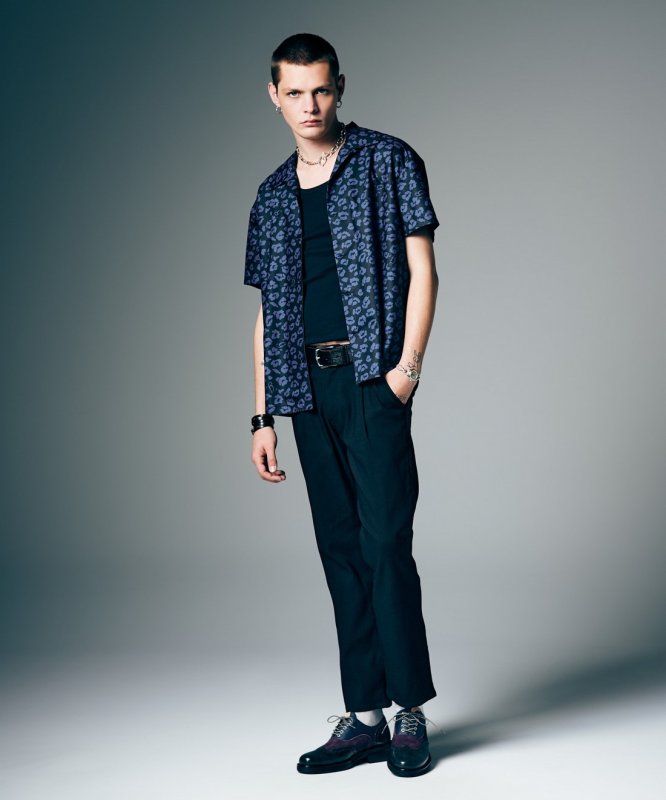 画像12: 【glamb 2026 Summer先行予約】glamb グラム / Leopard Open Collar Shirt (3色展開) (12)