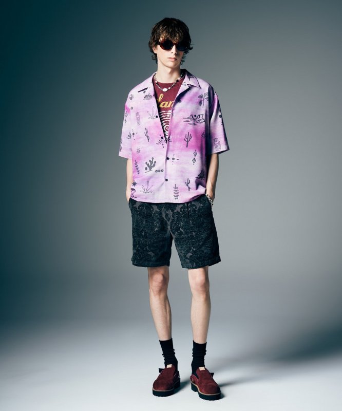 画像14: 【glamb 2026 Summer先行予約】glamb グラム / Abstract Hawaiian Shirt (2色展開) (14)