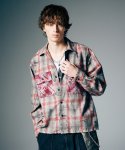 画像7: 【glamb 2026 Summer先行予約】glamb グラム / Grunge Stain Check Shirt (2色展開) (7)