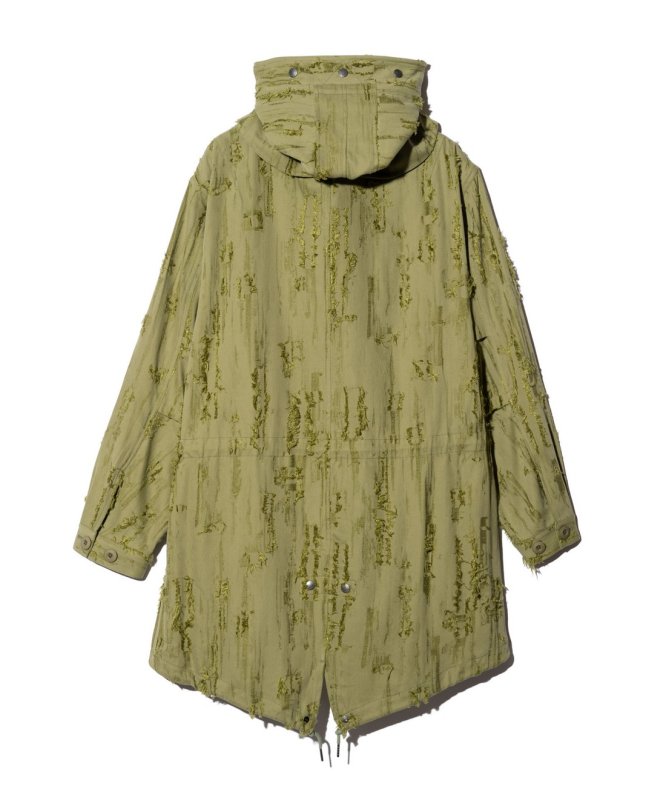 画像4: 【glamb 2026 Summer先行予約】glamb グラム / High Neck Shirt Mods Coat (3色展開) (4)