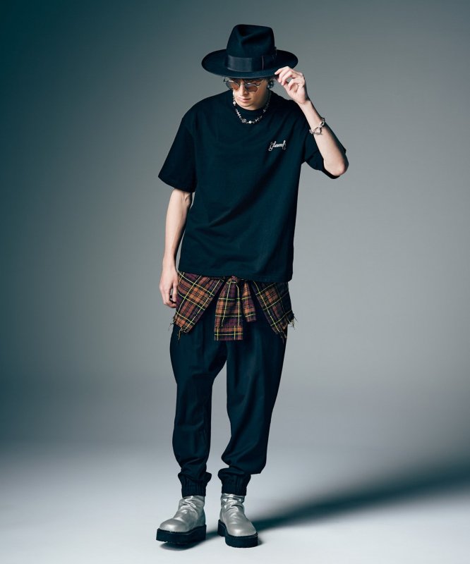 画像12: 【glamb 2026 Summer先行予約】glamb グラム / Shadow Stripe Tapered Slacks (2色展開) (12)