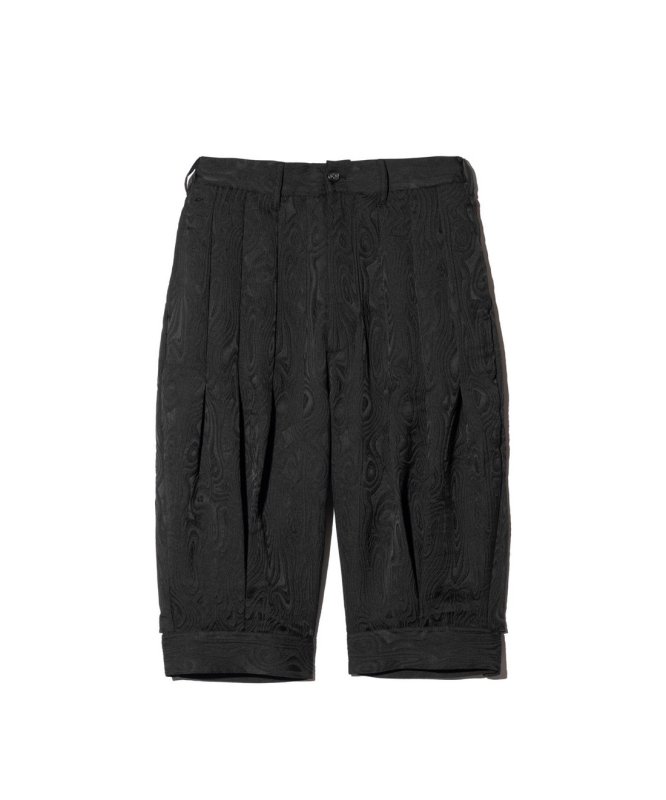 画像2: 【glamb 2026 Summer先行予約】glamb グラム / Marble Pleats Cropped Pants (2色展開) (2)