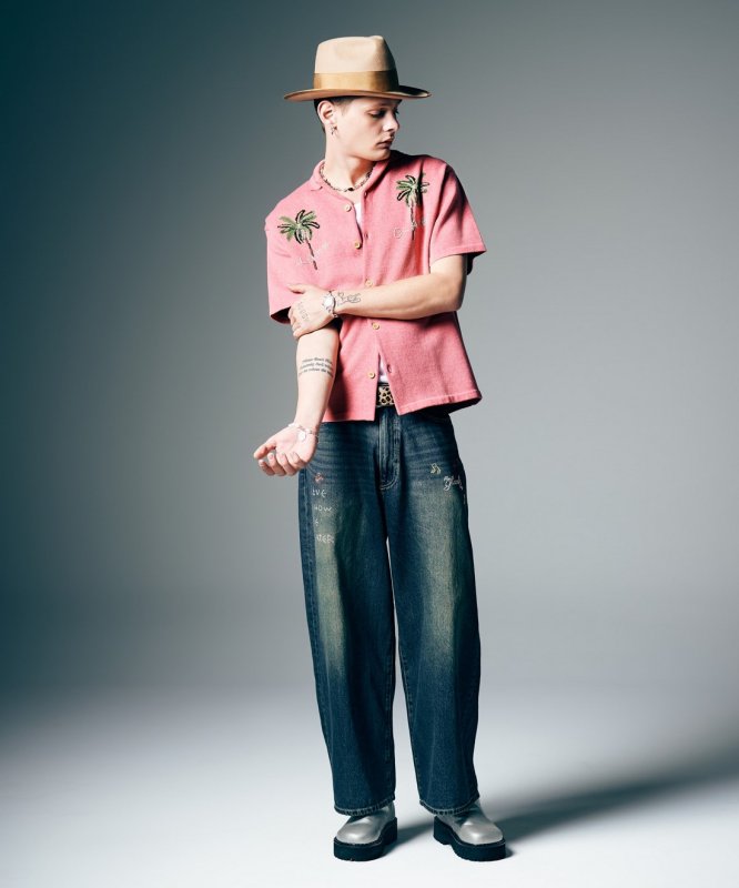 画像16: 【glamb 2026 Summer先行予約】glamb グラム / Studs Wide Denim (2色展開) (16)