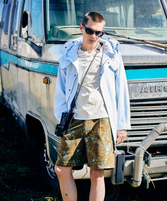 画像27: 【glamb 2026 Summer先行予約】glamb グラム / High Neck Shirt Mods Coat (3色展開) (27)