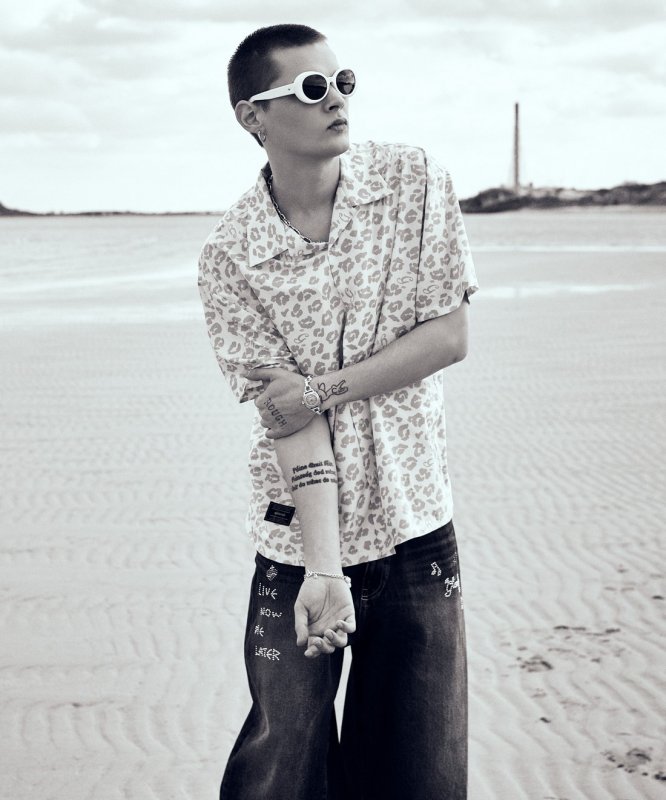 画像32: 【glamb 2026 Summer先行予約】glamb グラム / Studs Wide Denim (2色展開) (32)