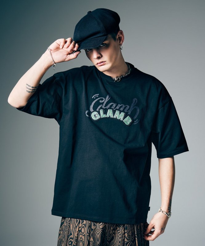 画像5: 【glamb 2026 Summer先行予約】glamb グラム / Glitter Logo T-Shirt (2色展開) (5)