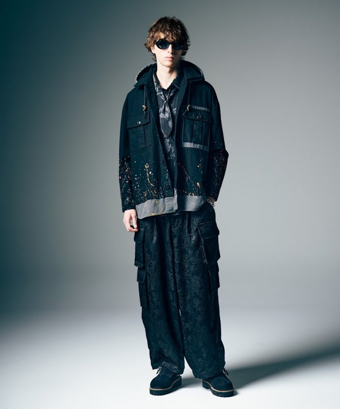 画像19: 【glamb 2026 Summer先行予約】glamb グラム / Remake Hood Military Shirt (2色展開) (19)