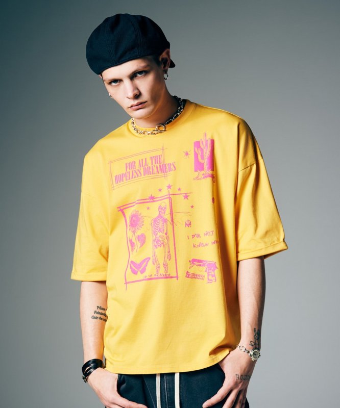 画像7: 【glamb 2026 Summer先行予約】glamb グラム / Quick Dry Graffiti T-Shirt (3色展開) (7)