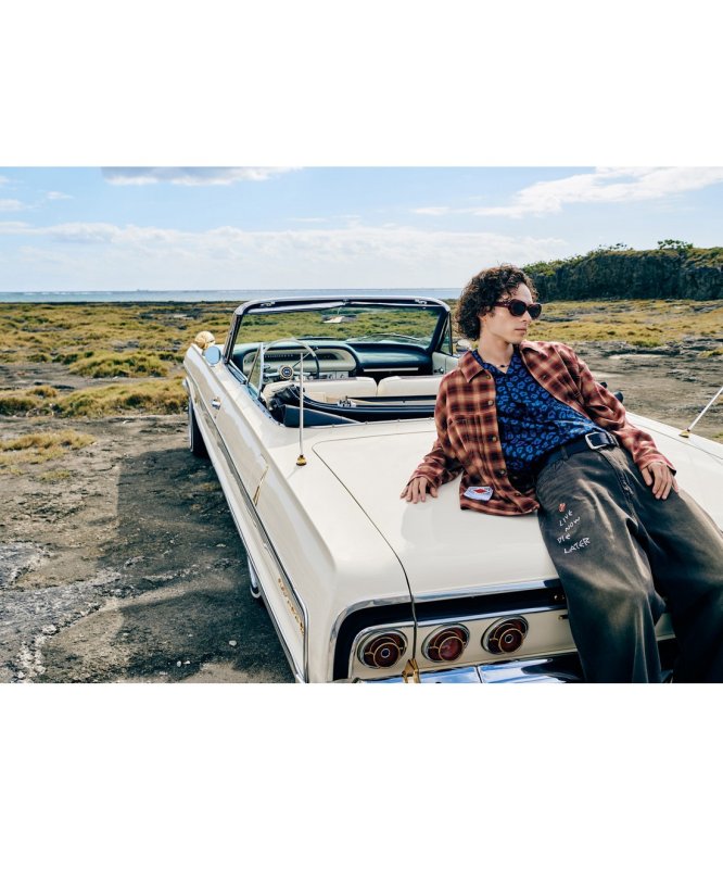 画像27: 【glamb 2026 Summer先行予約】glamb グラム / Ombre Check Shirt Jacket (2色展開) (27)