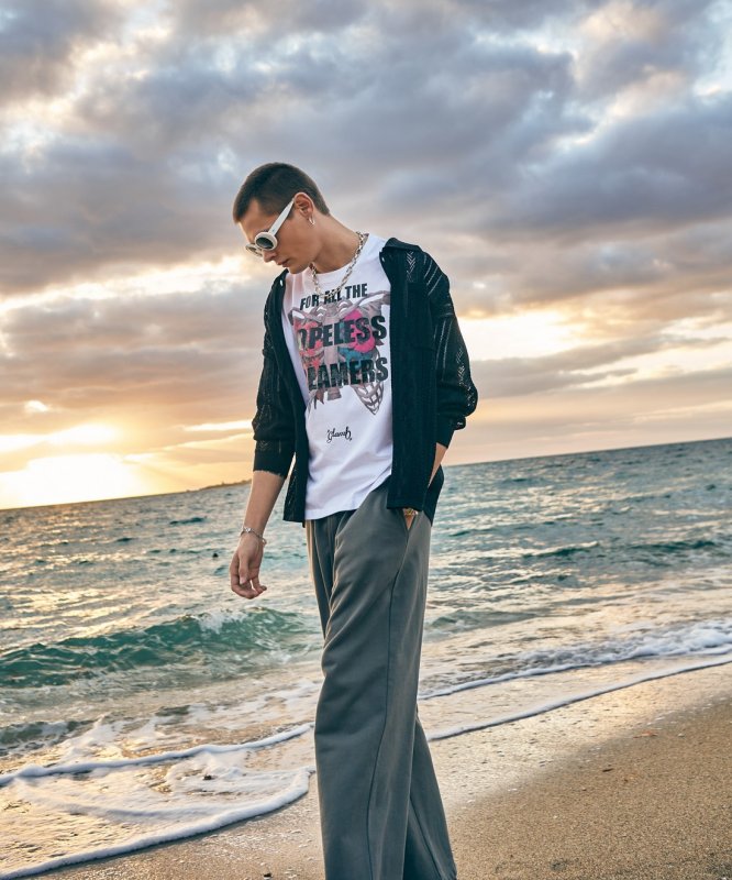 画像25: 【glamb 2026 Summer先行予約】glamb グラム / Openwork Knit Shirt (2色展開) (25)