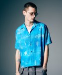 画像6: 【glamb 2026 Summer先行予約】glamb グラム / Abstract Hawaiian Shirt (2色展開) (6)