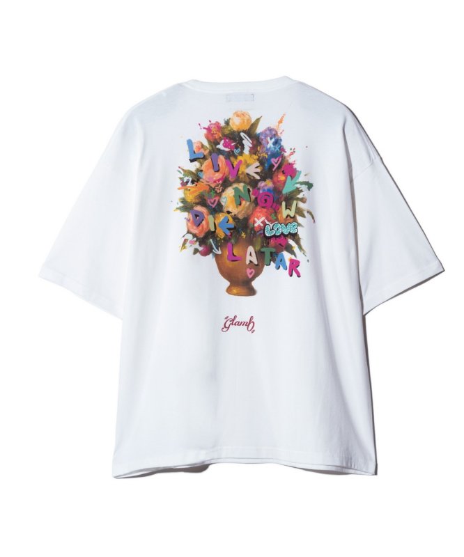 画像2: 【glamb 2026 Summer先行予約】glamb グラム / Flower Graffiti T-Shirt (2色展開) (2)