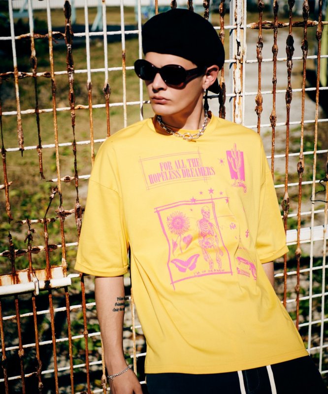 画像15: 【glamb 2026 Summer先行予約】glamb グラム / Quick Dry Graffiti T-Shirt (3色展開) (15)