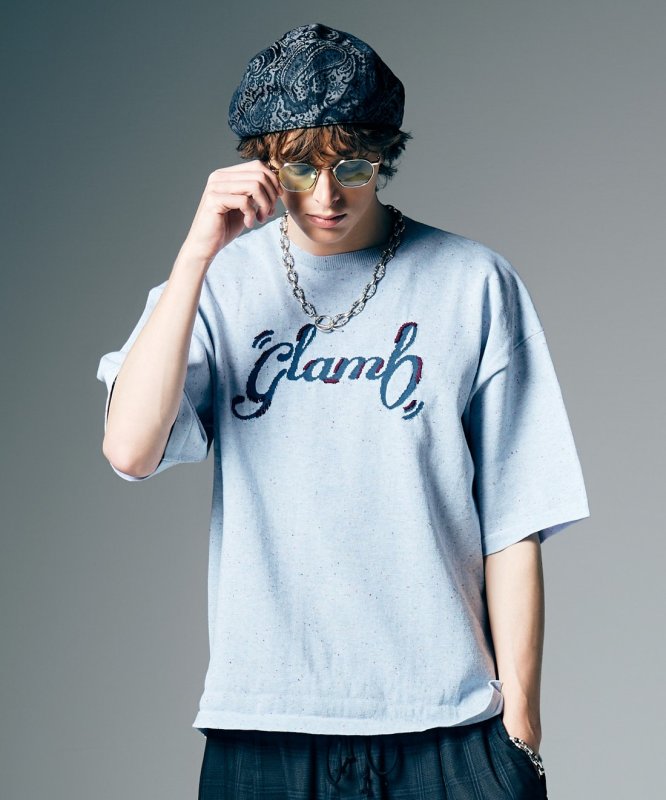 画像5: 【glamb 2026 Summer先行予約】glamb グラム / Hand Stitch Logo Knit (2色展開) (5)