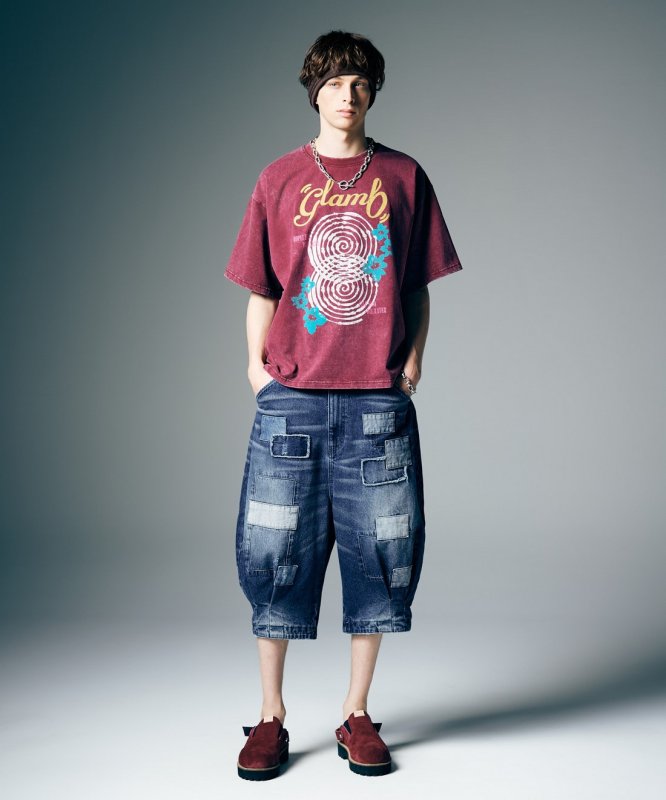 画像14: 【glamb 2026 Summer先行予約】glamb グラム / Spiral Flower T-Shirt (2色展開) (14)