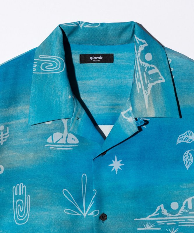 画像4: 【glamb 2026 Summer先行予約】glamb グラム / Abstract Hawaiian Shirt (2色展開) (4)