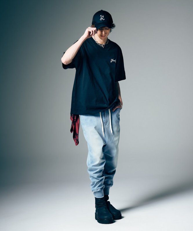 画像17: 【glamb 2026 Summer先行予約】glamb グラム / Knit Denim Pants (2色展開) (17)