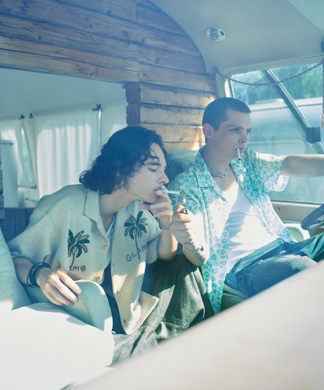 画像17: 【glamb 2026 Summer先行予約】glamb グラム / Leopard Open Collar Shirt (3色展開) (17)