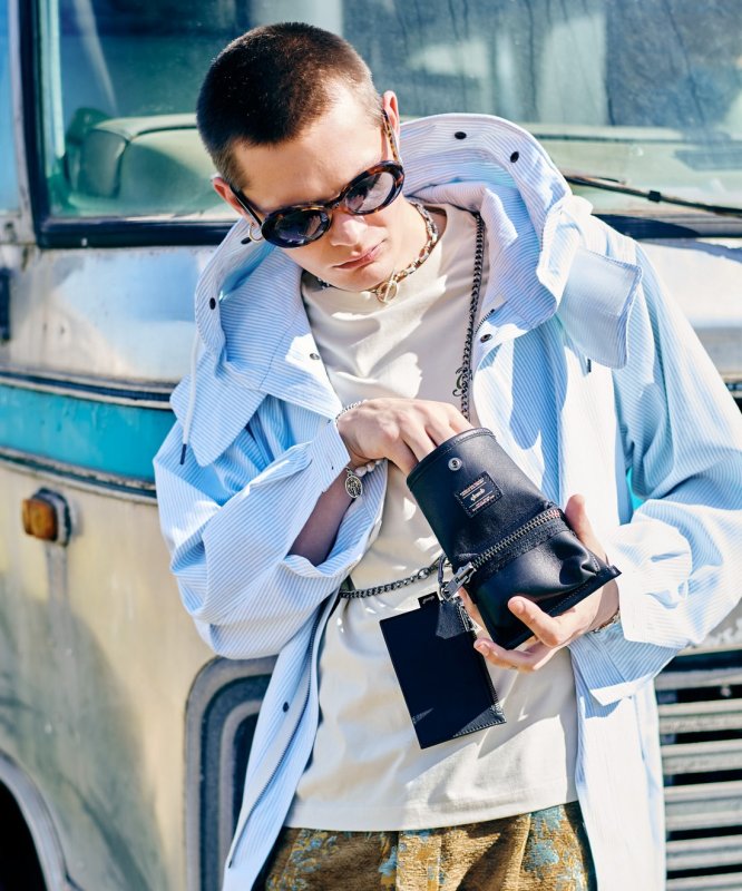 画像28: 【glamb 2026 Summer先行予約】glamb グラム / High Neck Shirt Mods Coat (3色展開) (28)