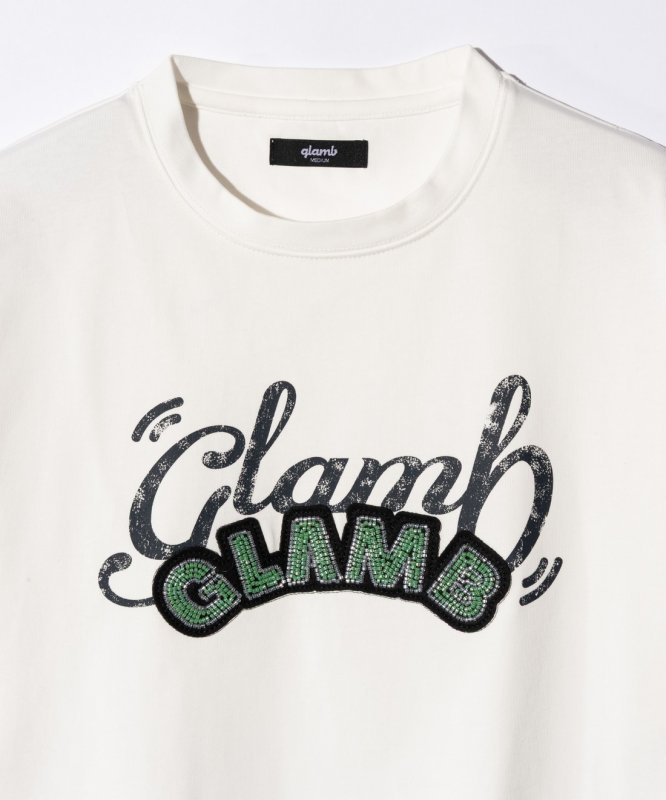 画像3: 【glamb 2026 Summer先行予約】glamb グラム / Glitter Logo T-Shirt (2色展開) (3)