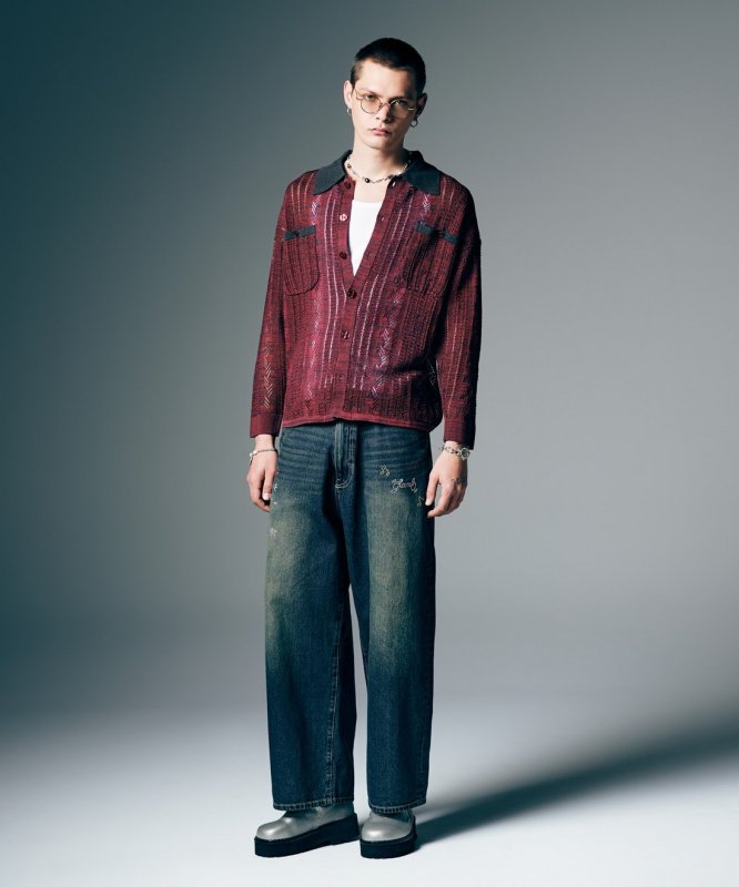 画像15: 【glamb 2026 Summer先行予約】glamb グラム / Studs Wide Denim (2色展開) (15)