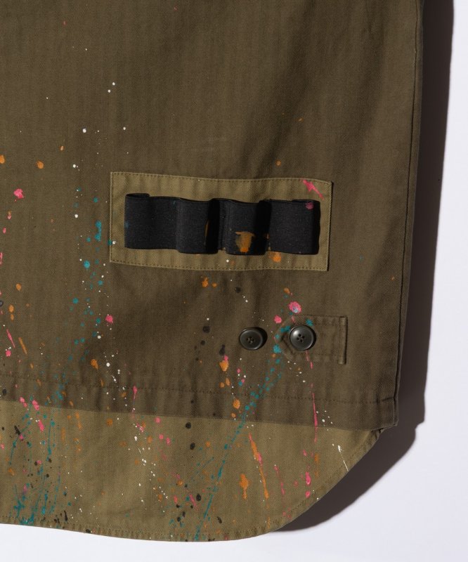 画像7: 【glamb 2026 Summer先行予約】glamb グラム / Remake Hood Military Shirt (2色展開) (7)