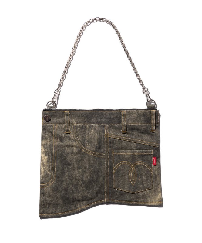 画像3: 【glamb 2026 Summer先行予約】glamb グラム / Aged Denim Bag (2色展開) (3)