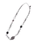 画像2: 【glamb 2026 Summer先行予約】glamb グラム / Anarchy Pearl Necklace (1色展開) (2)