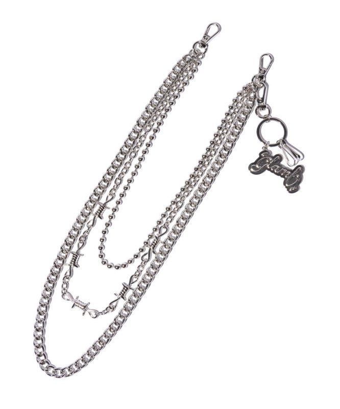 画像4: 【glamb 2026 Summer先行予約】glamb グラム / Triple Layer Wallet Chain (1色展開) (4)