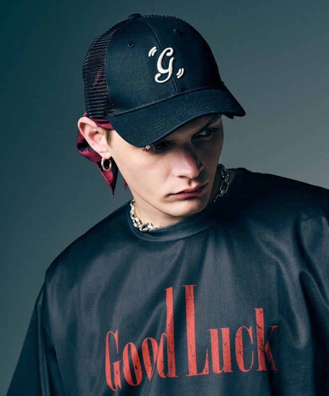 画像15: 【glamb 2026 Summer先行予約】glamb グラム / Mesh Initial Cap (2色展開) (15)