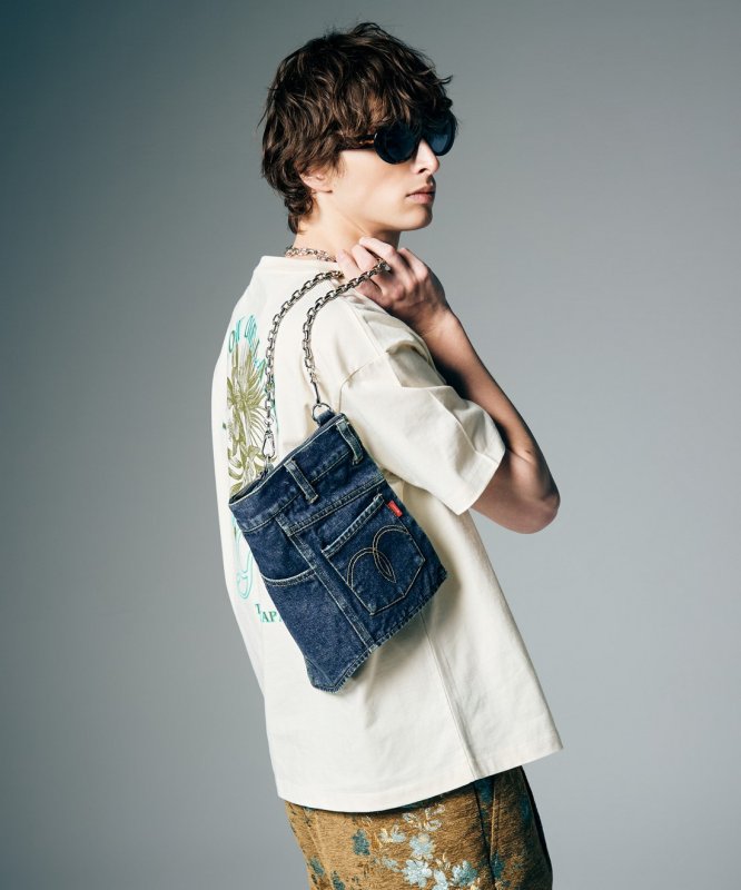 画像14: 【glamb 2026 Summer先行予約】glamb グラム / Aged Denim Bag (2色展開) (14)