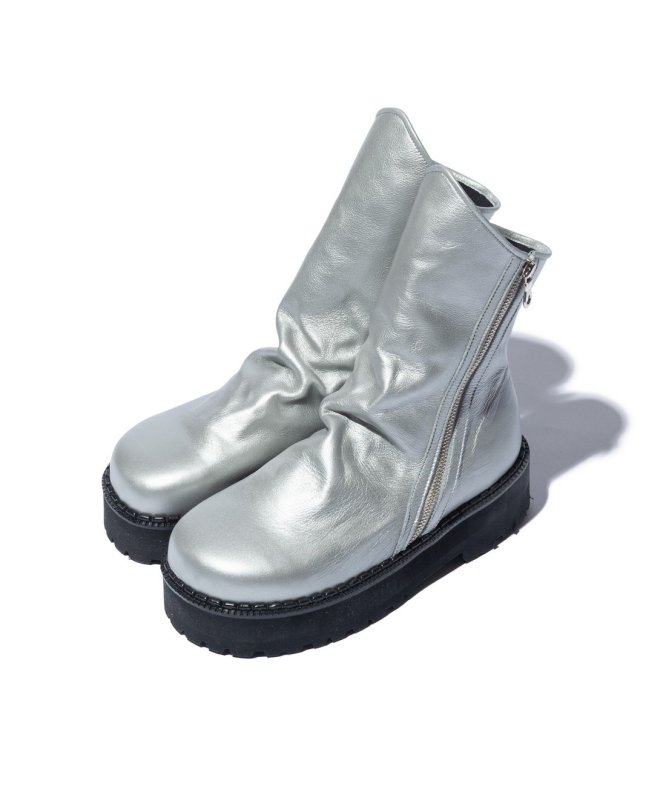 画像3: 【glamb 2026 Summer先行予約】glamb グラム / Drape Leather Boots (3色展開) (3)