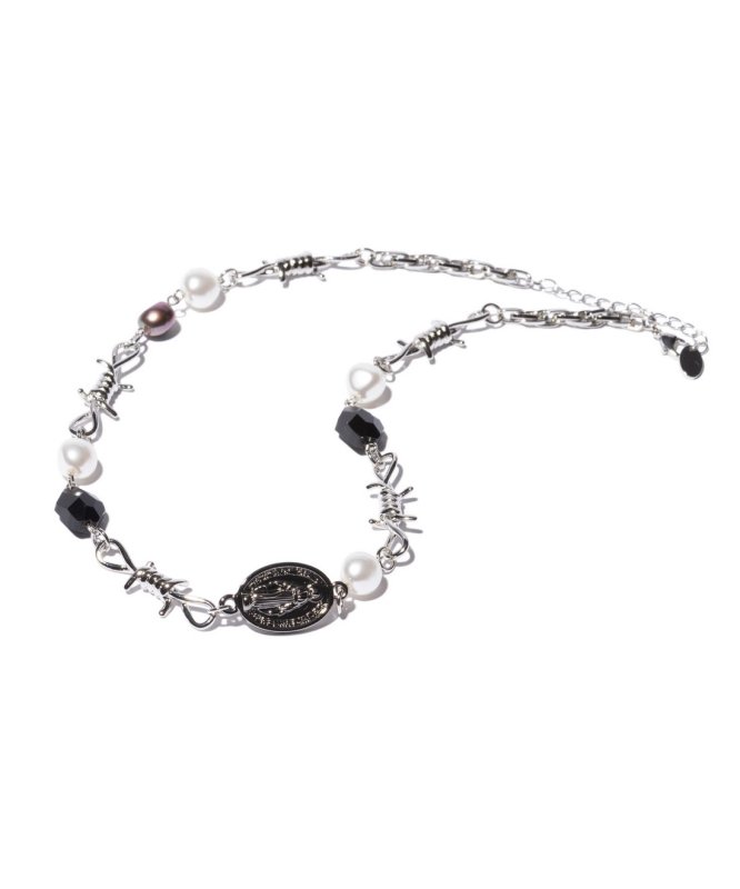 画像4: 【glamb 2026 Summer先行予約】glamb グラム / Anarchy Pearl Necklace (1色展開) (4)